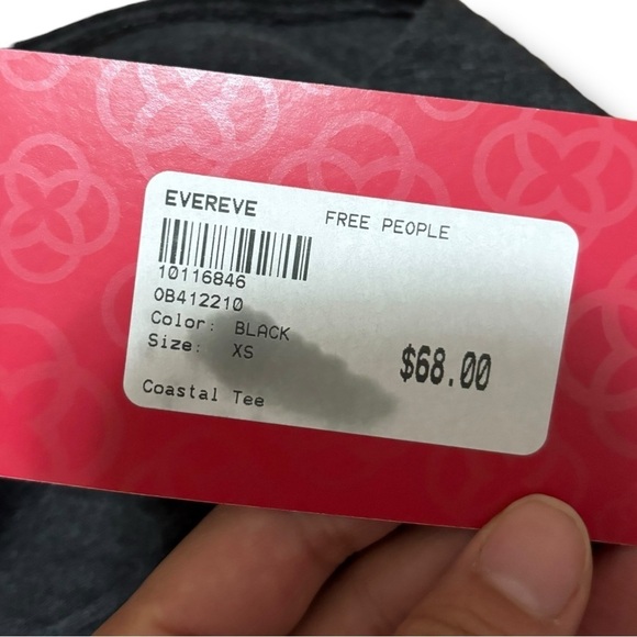 NWT We The Free Gray Cream LA Livin’ Coastal Tie-Dye Tunic Top - XSmall - Picture 8 of 10